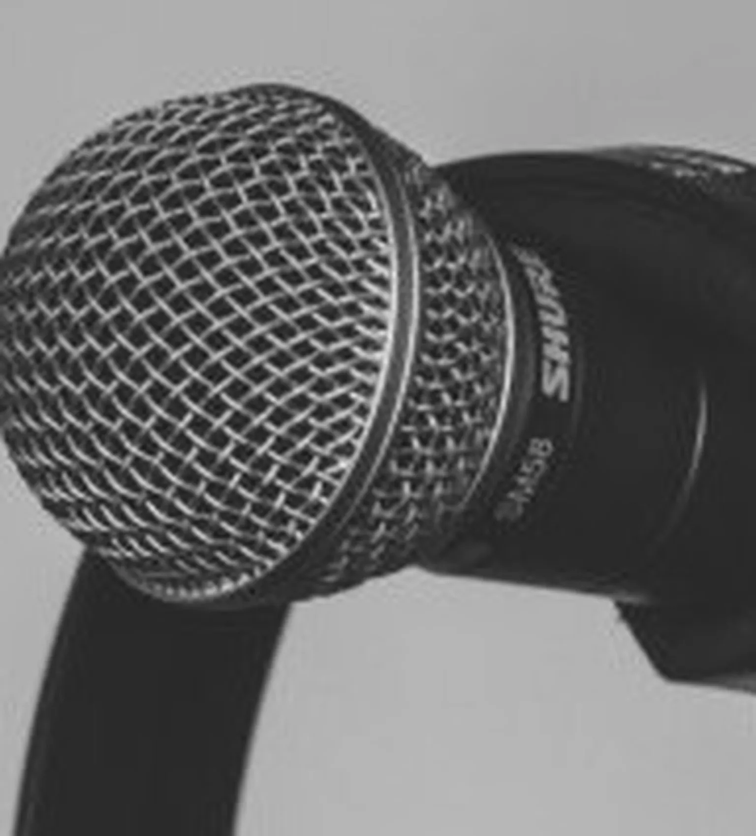 Microphone in microphonestand