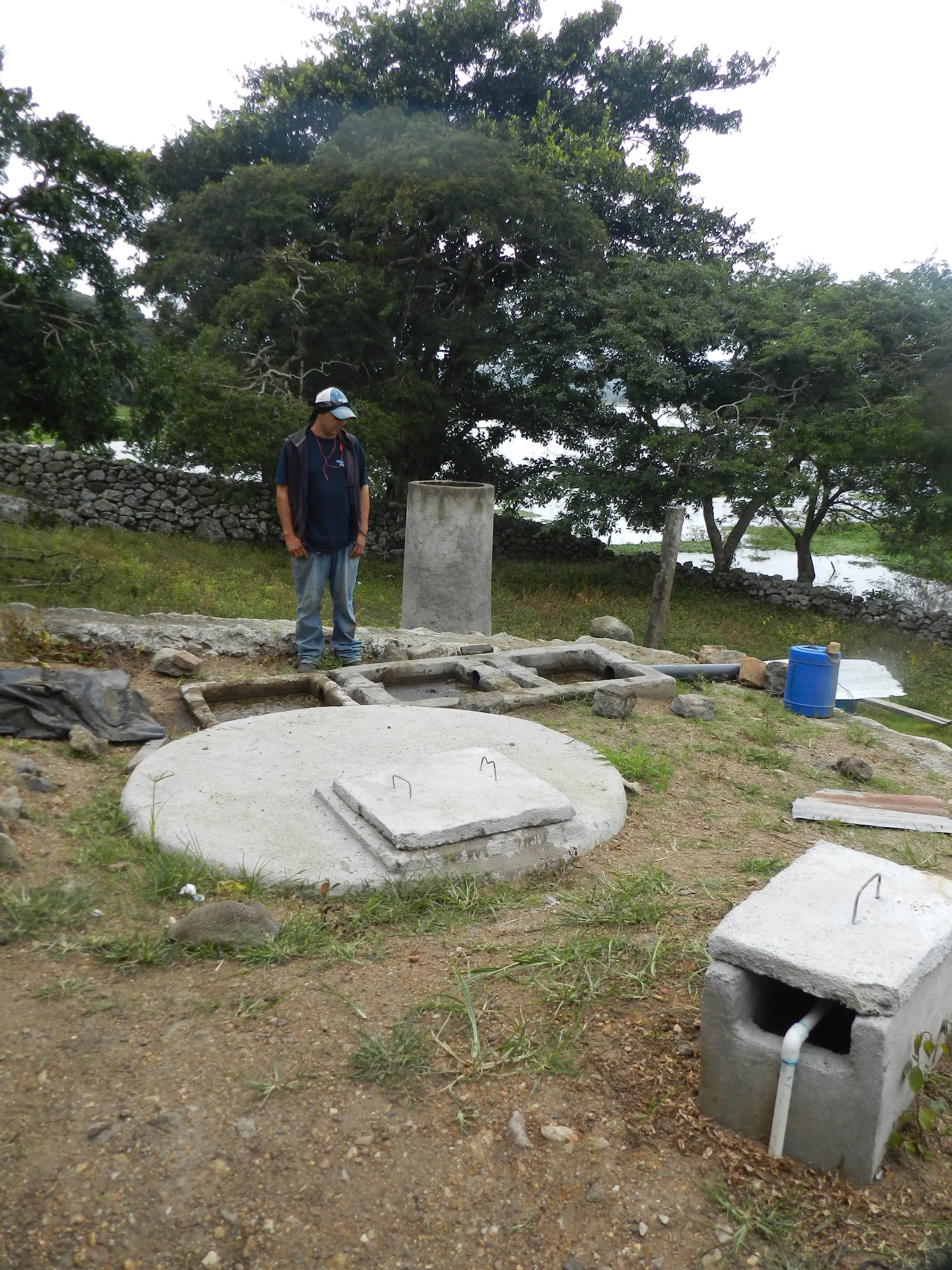 A biogas installation