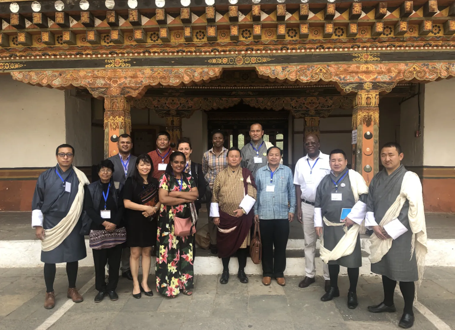 Group photo of field trip Call Punakha