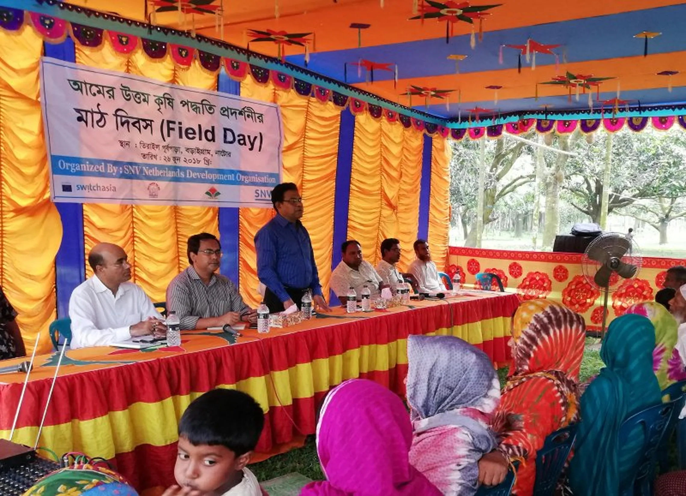 Md. Shafiqur Rahman Bhuyan, Chairman of CEAFS speaking at the event