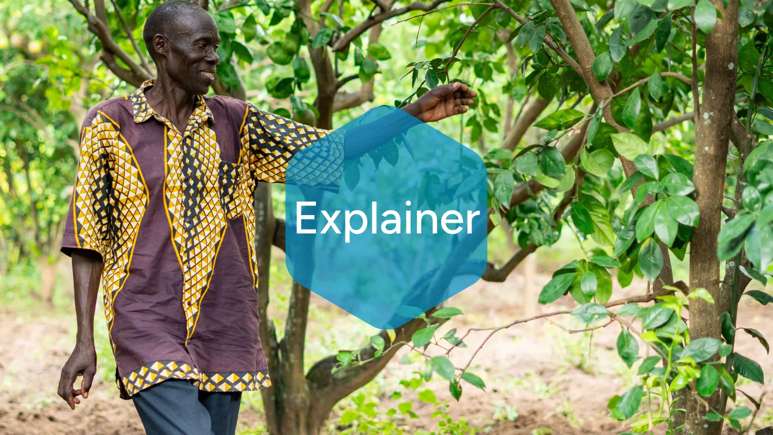 Farmer in Uganda as part of CRAFT project