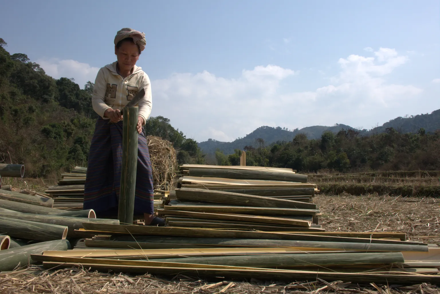 Sustainable bamboo products in Houaphanh province
