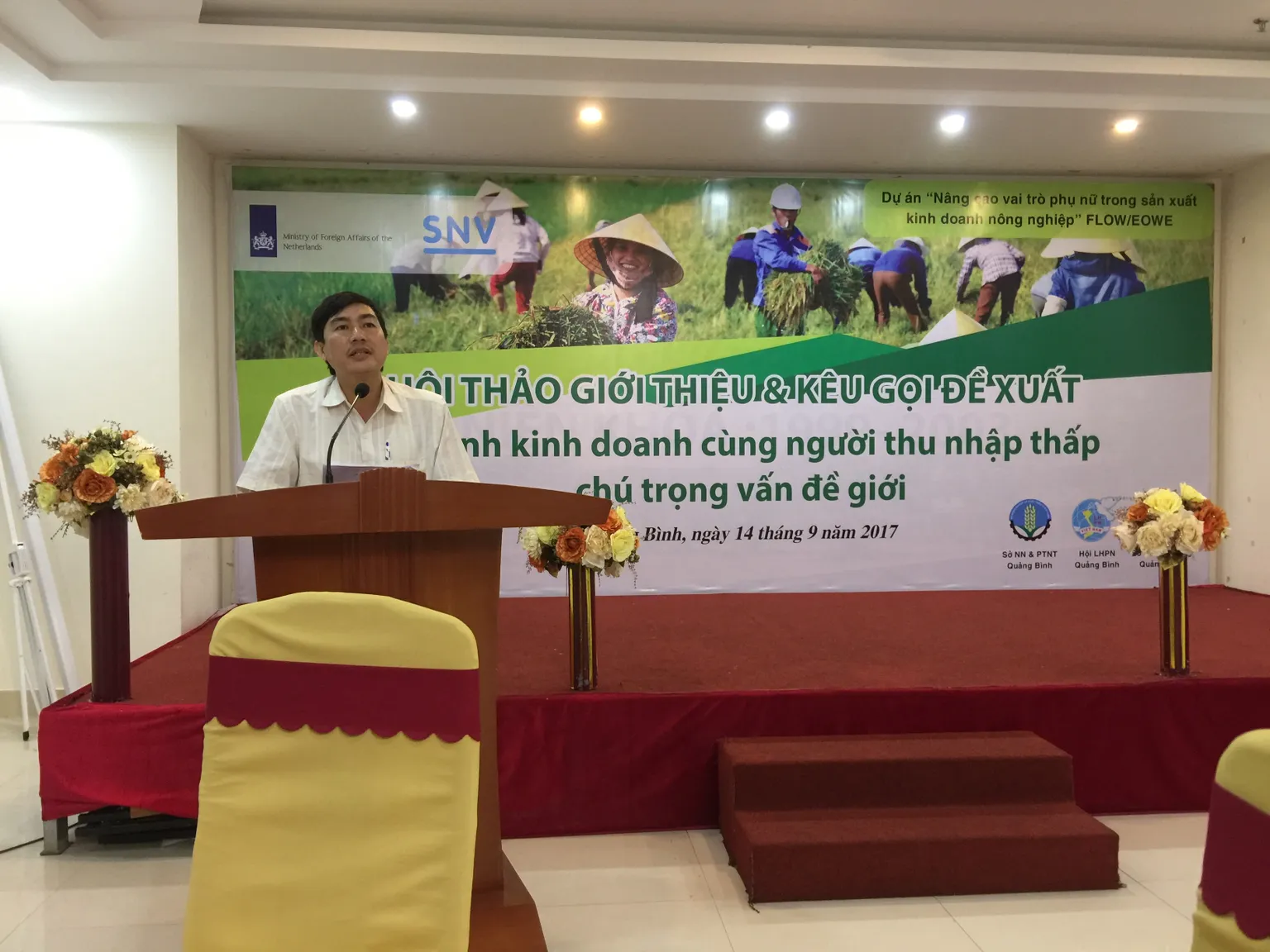 Director of Plant Protection Department at launch event in Quang Binh province