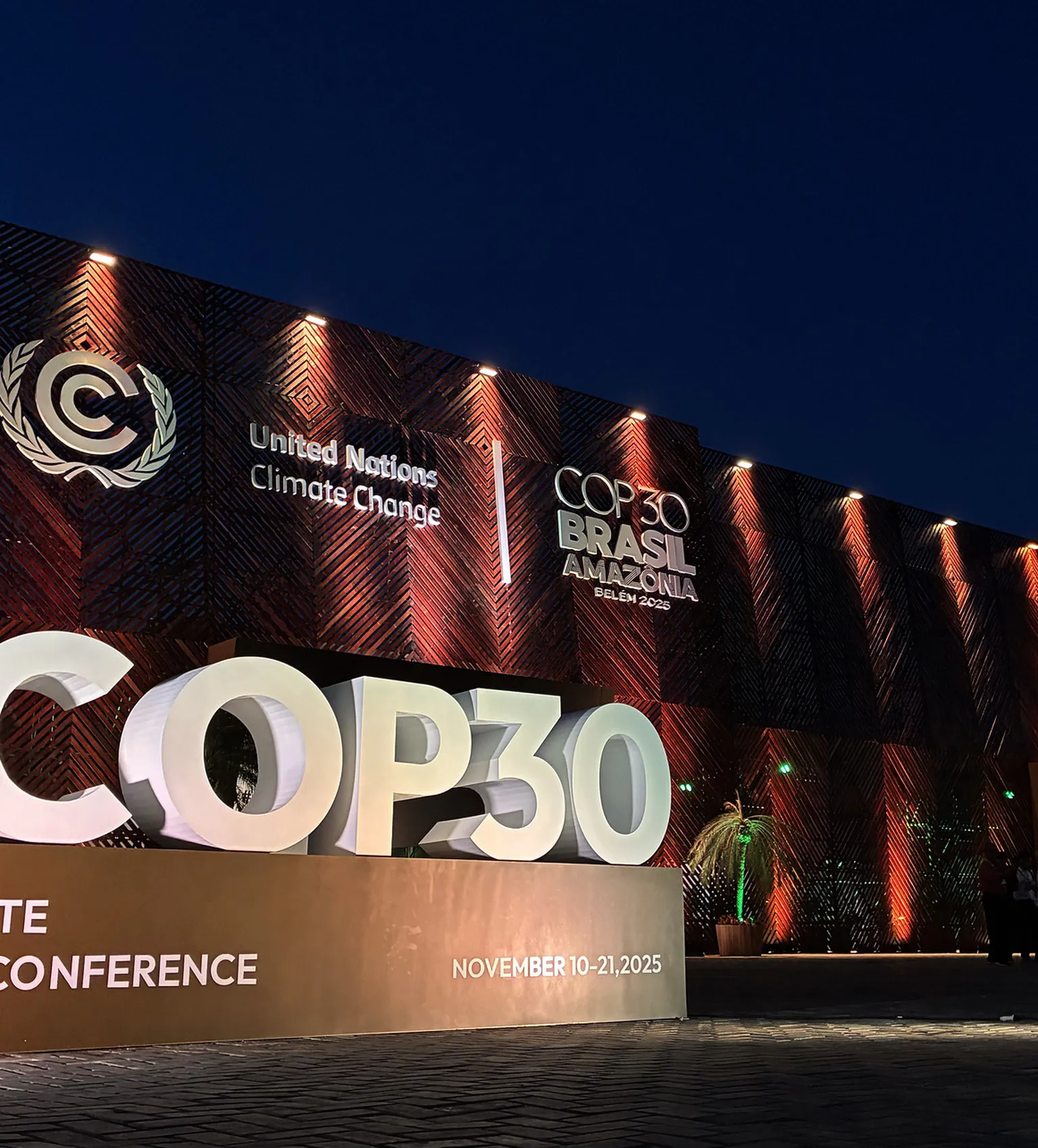 COP30 sign