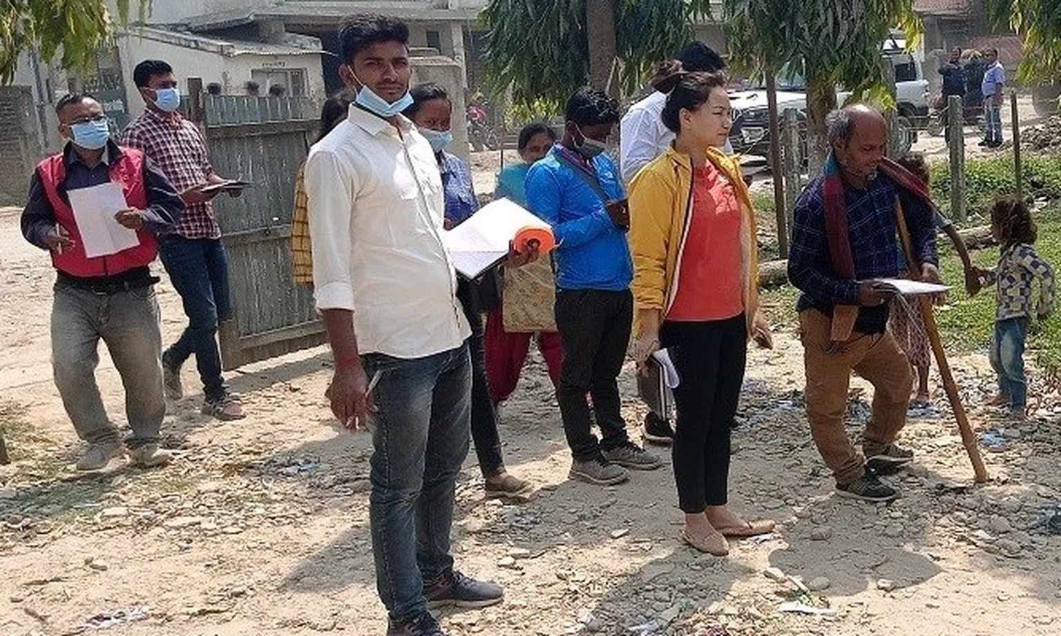Participatory accessibility audit of WASH facilities in health post ongoing