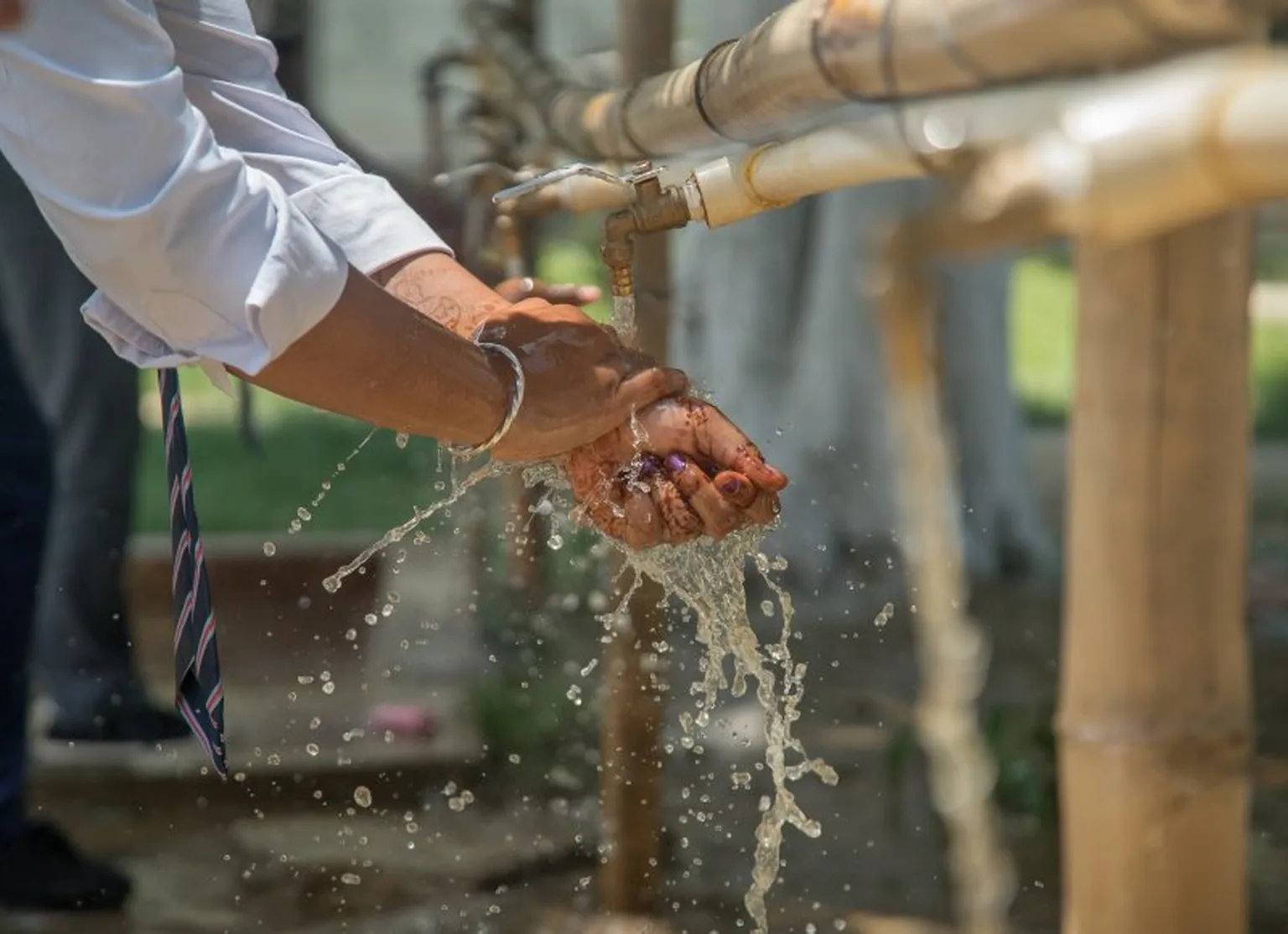 Handwashing with soap campaign and BCC 