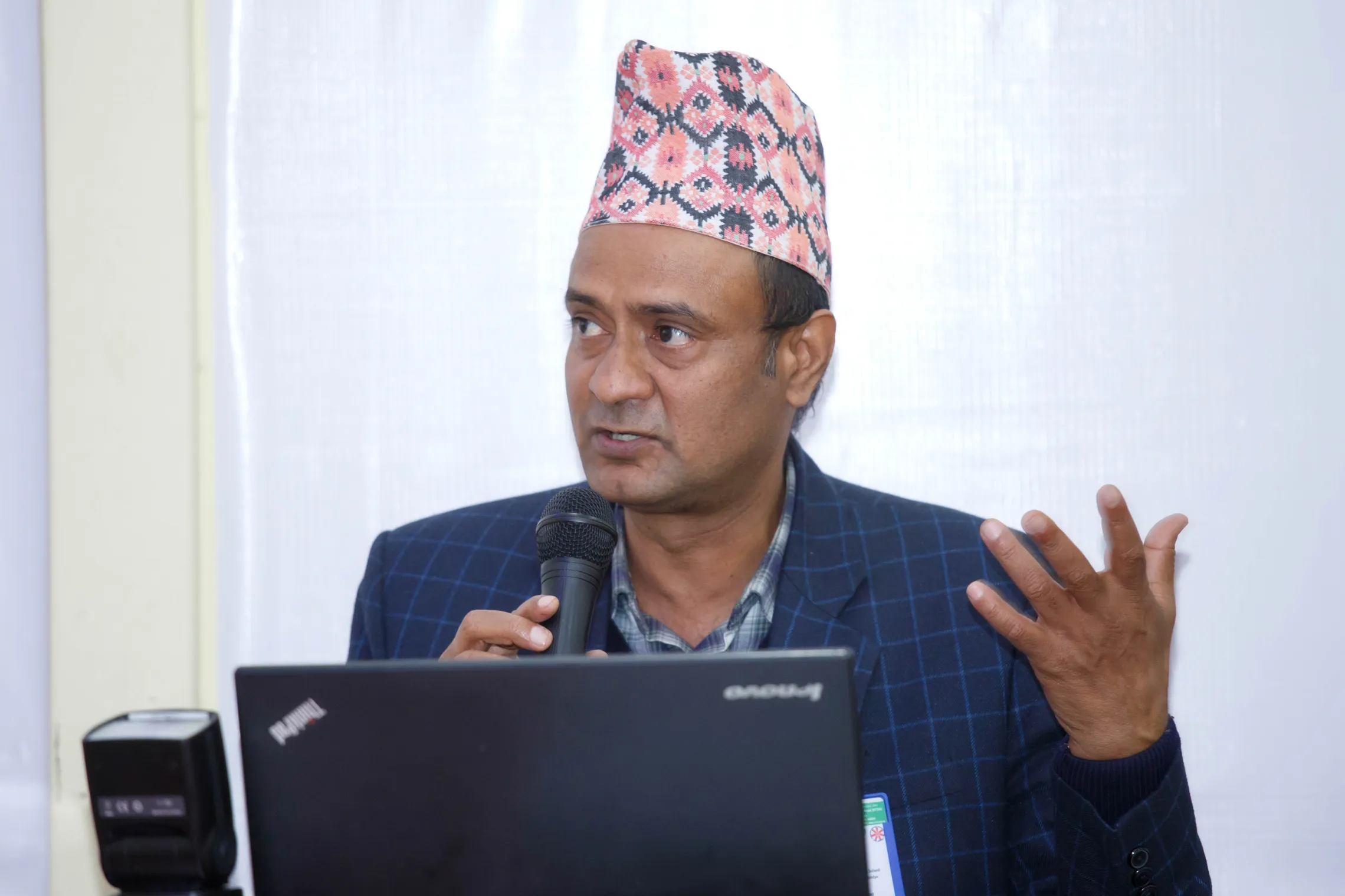 Mr. Shudarson Subedi, the Chairperson of the National Federation of Disabled Nepal (NFDN) gave an overview of the national commitments for people living with disabilities. Testimonies from three people living with different types of disabilities were welcomed by the Secretary who pledged to work on inclusive WASH. The event closed with a short film highlighting the notable efforts made to create disable friendly toilets, schools, health facilities and private home settings.
