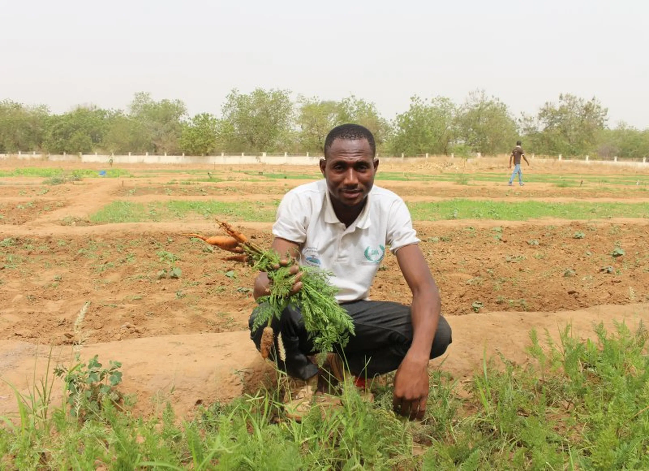 Hassim on his horticulture farm