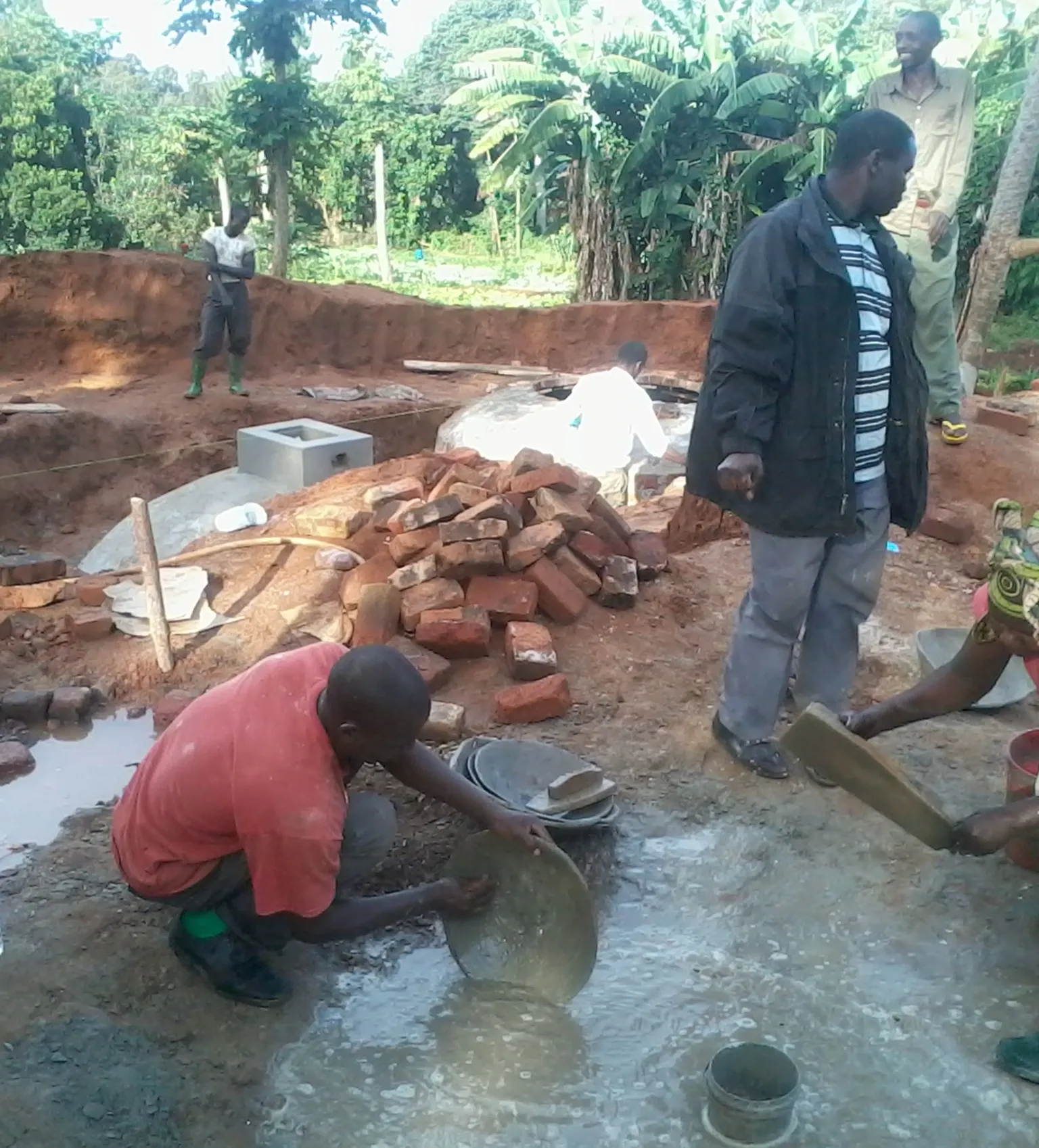 25 masons trained in bio-digester construction