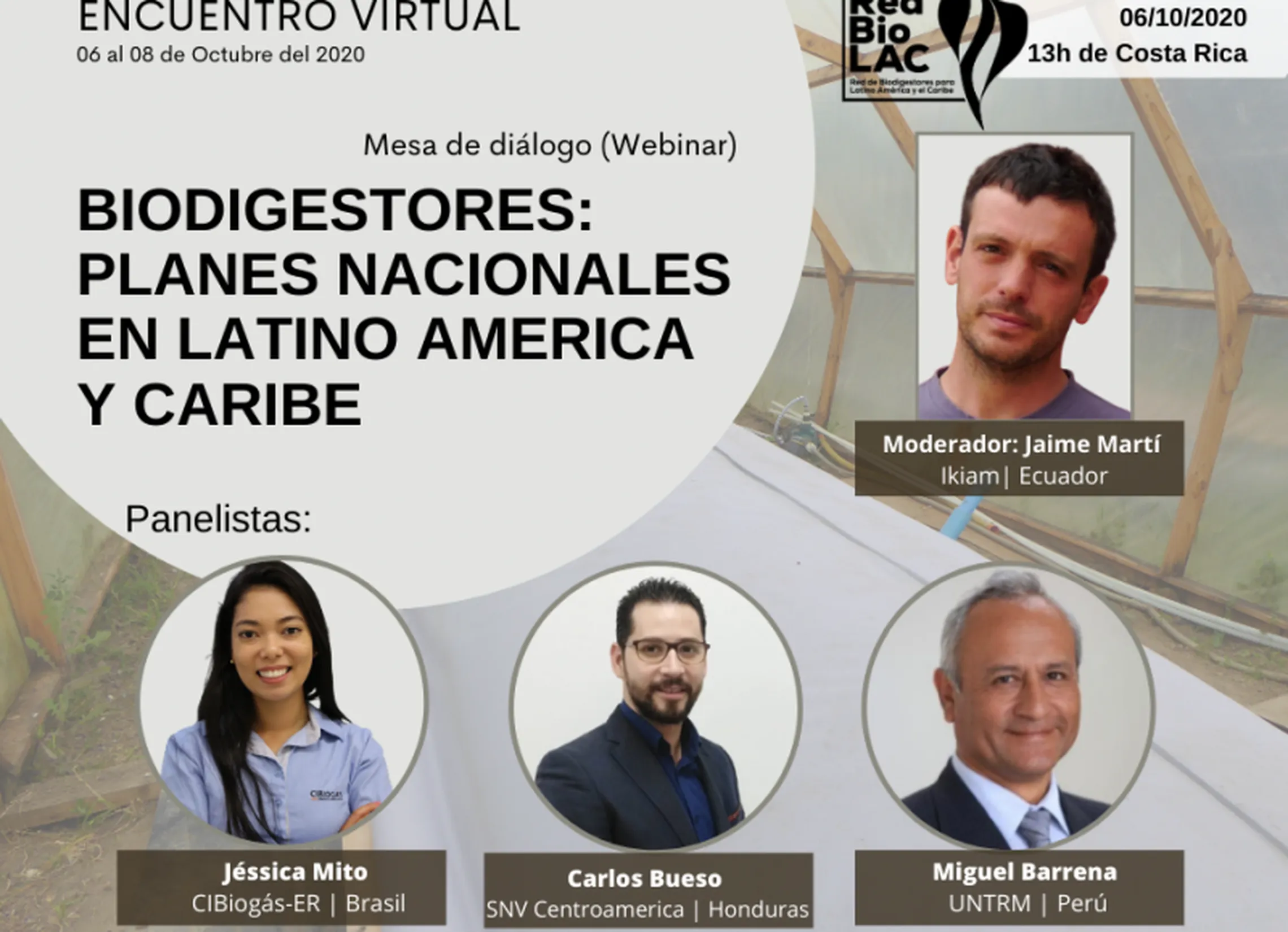 Carlos Bueso speaks at major Latin American biodigester event