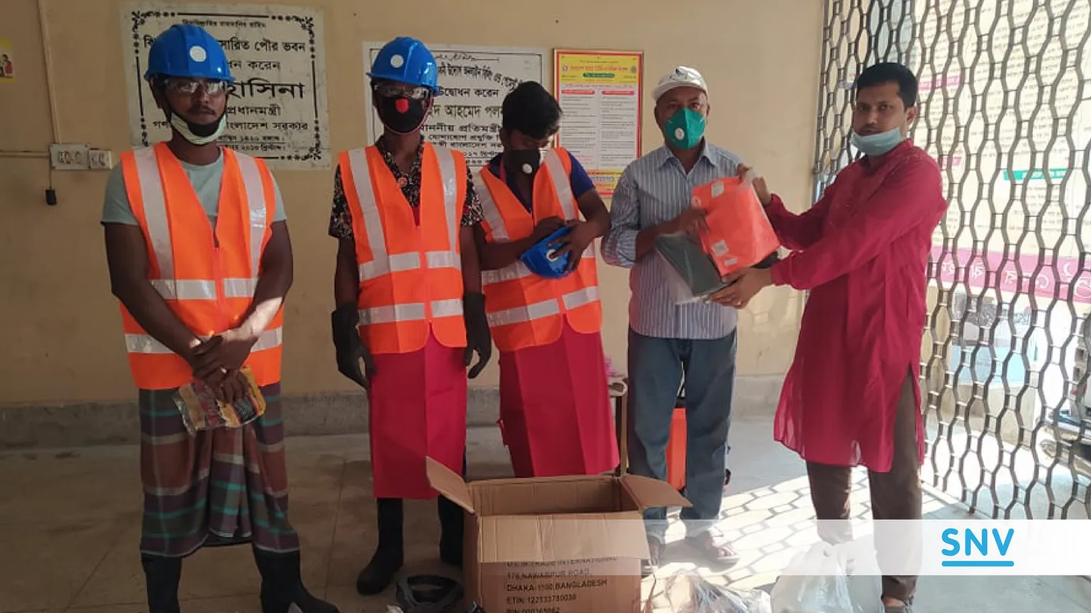 PPE distribution in Jhenaidah