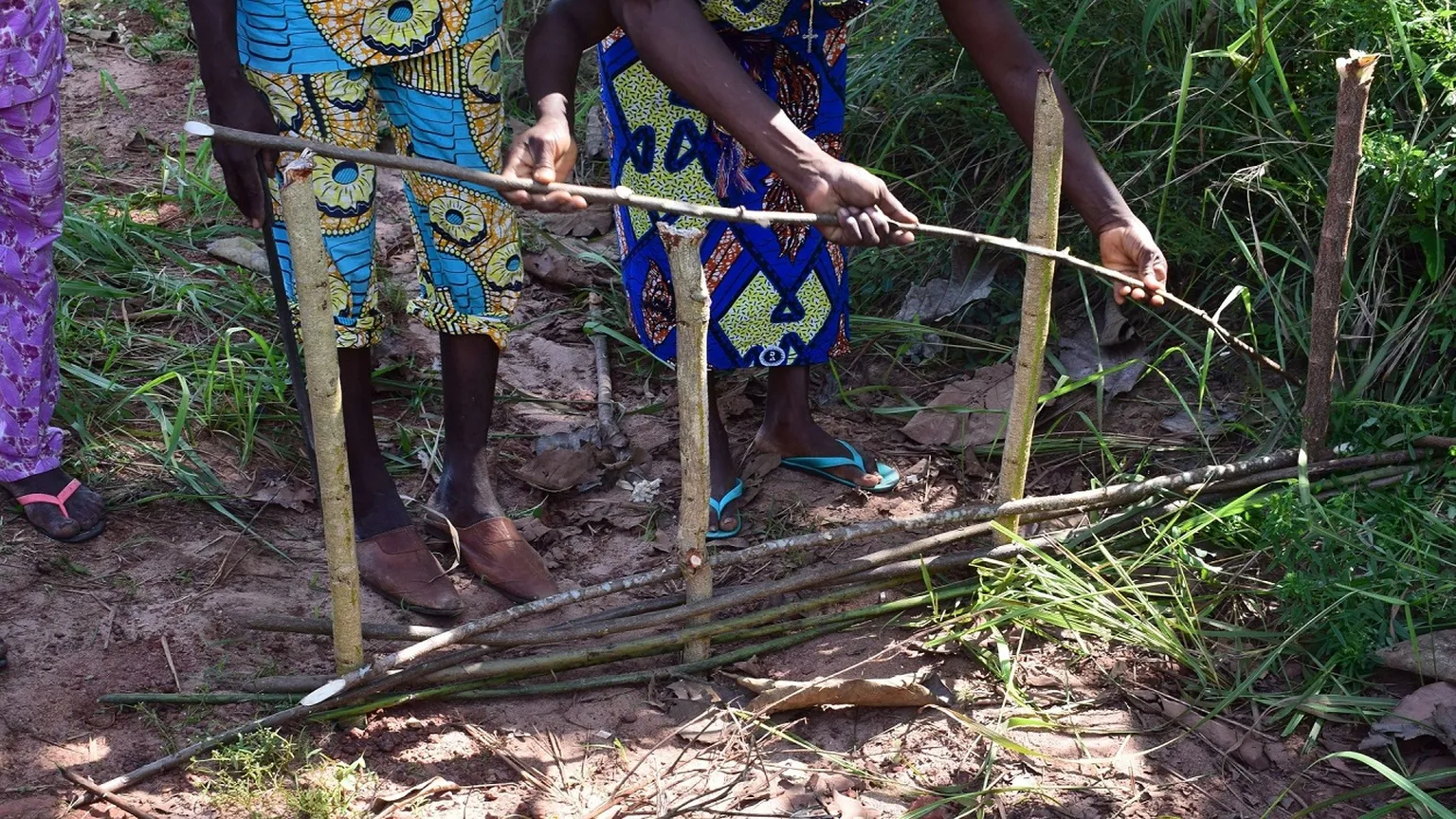 Fascine placement to minimise the risk of soil erosion