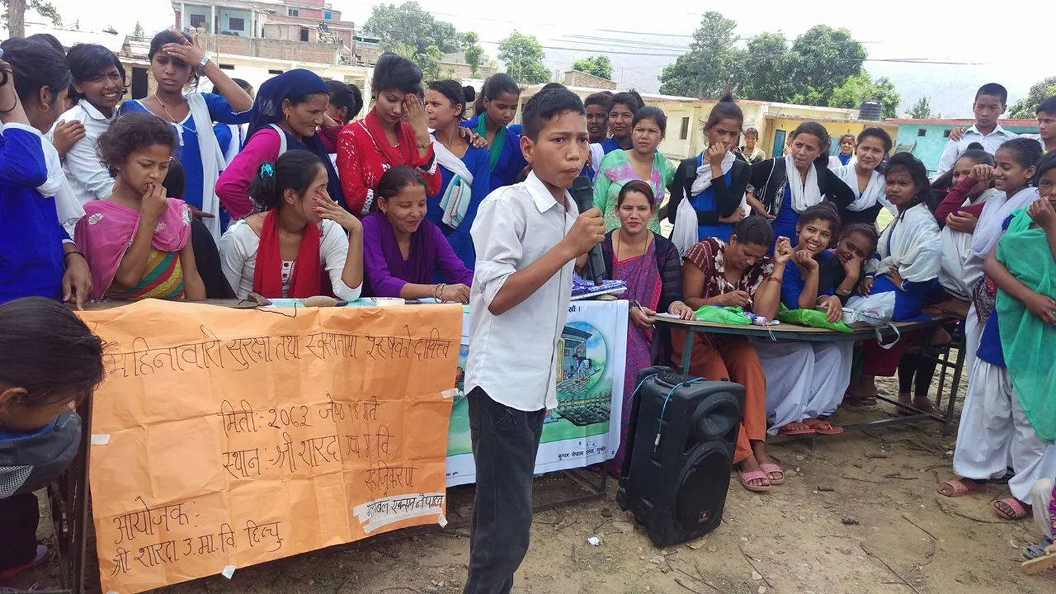 Spreading the “Men in Menstruation” campaign across Nepal