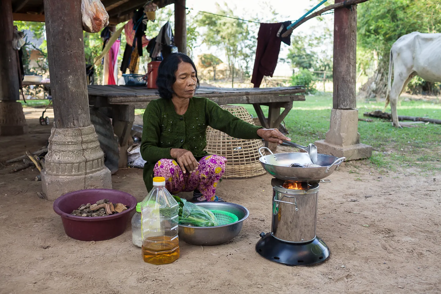 Improved cookstoves empower disabled women in Laos