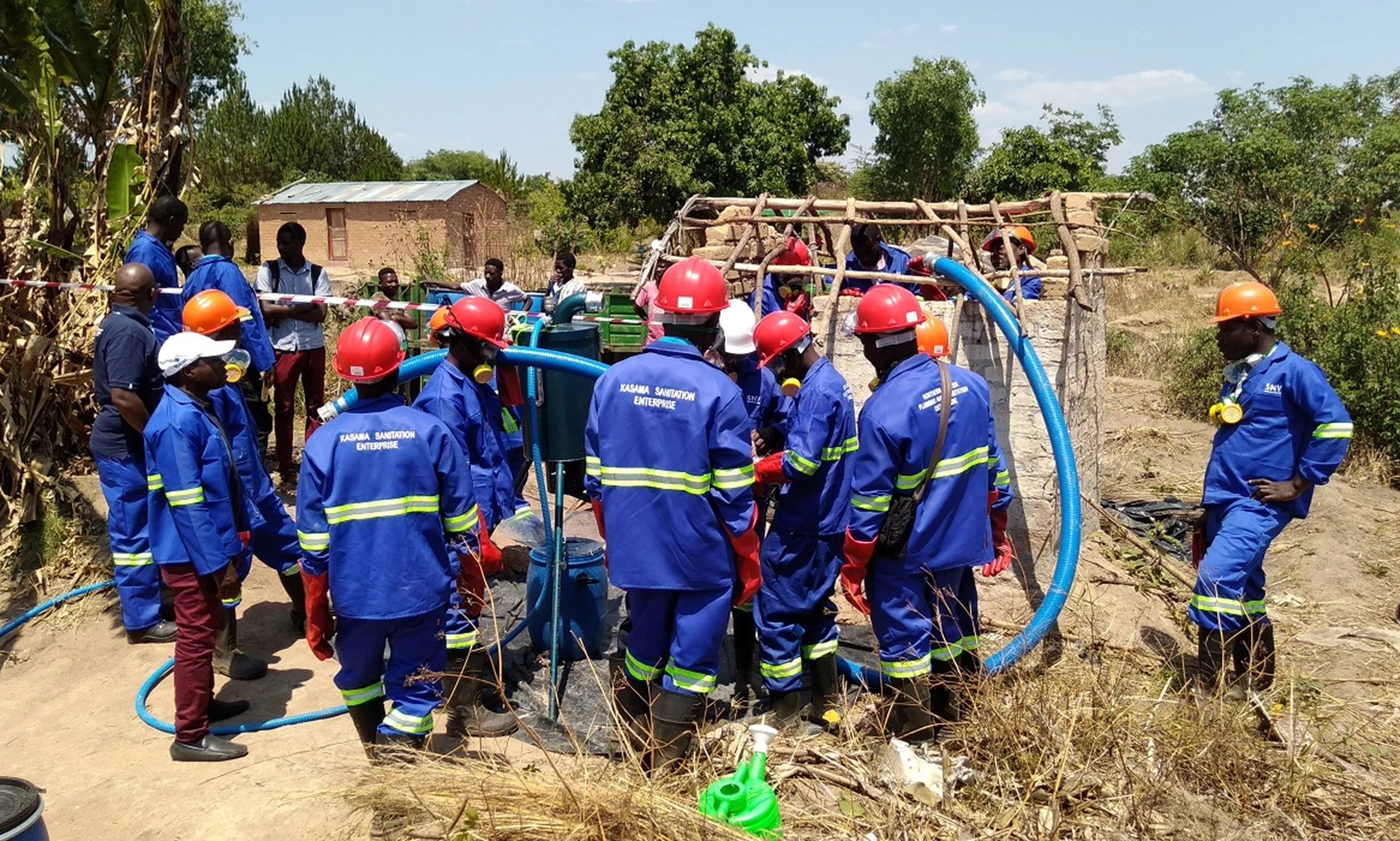 Sanitation workers are experts in the design of sustainable and safely managed sanitation (Photo credit: SNV)