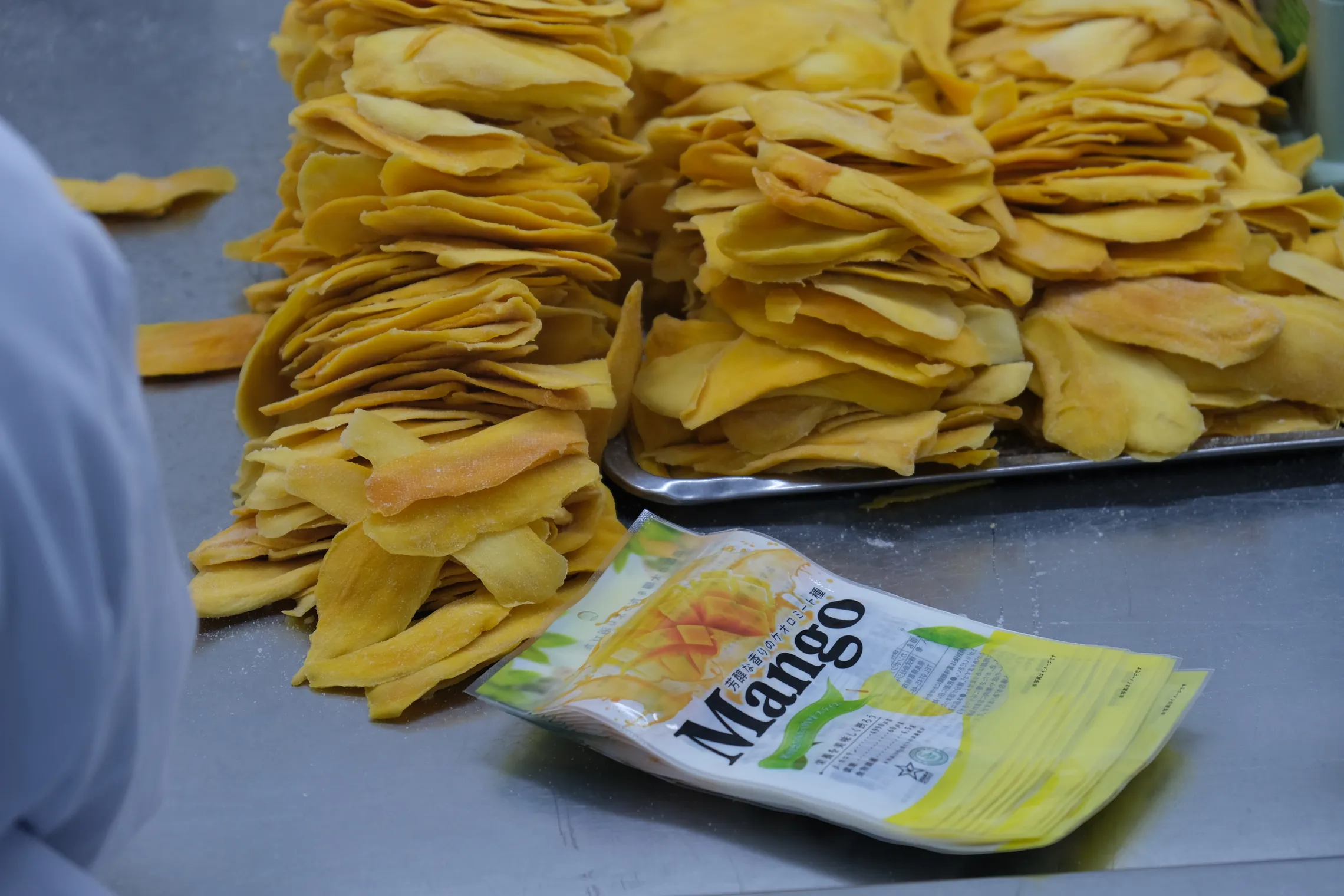 Dried mango procesing in Cambodia