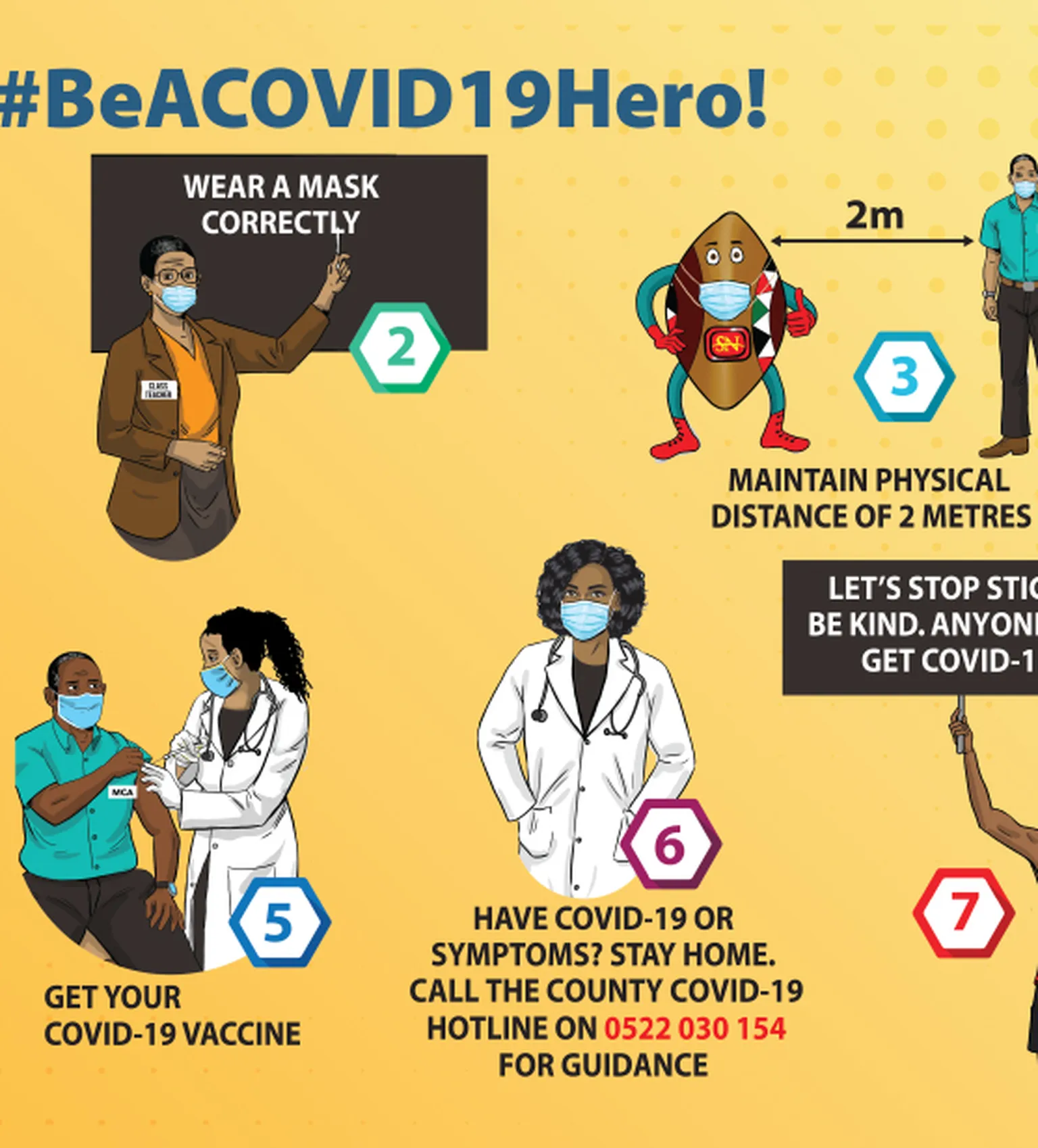 COVID-19 prevention campaign starts in Kenya