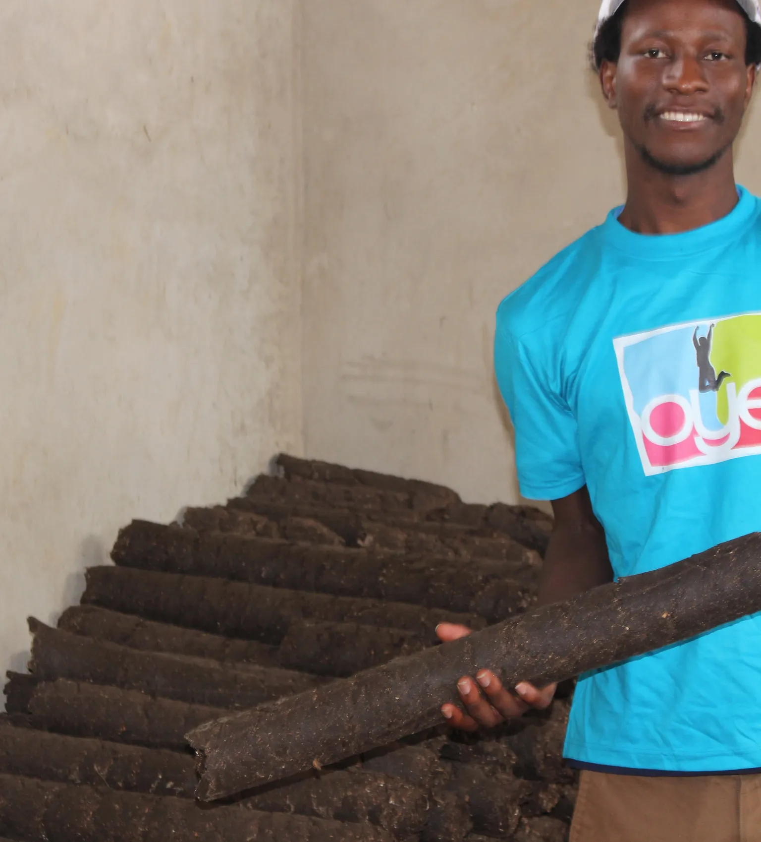 Earning a steady income by making briquettes