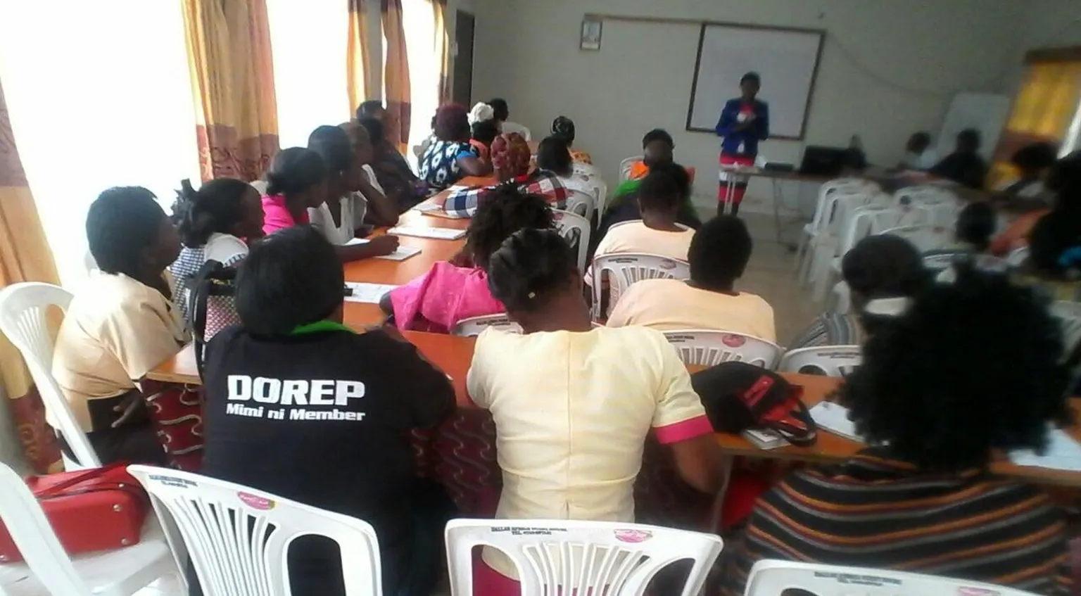 KCB bank talking women entrepreneurs through banks services in Kibwezi