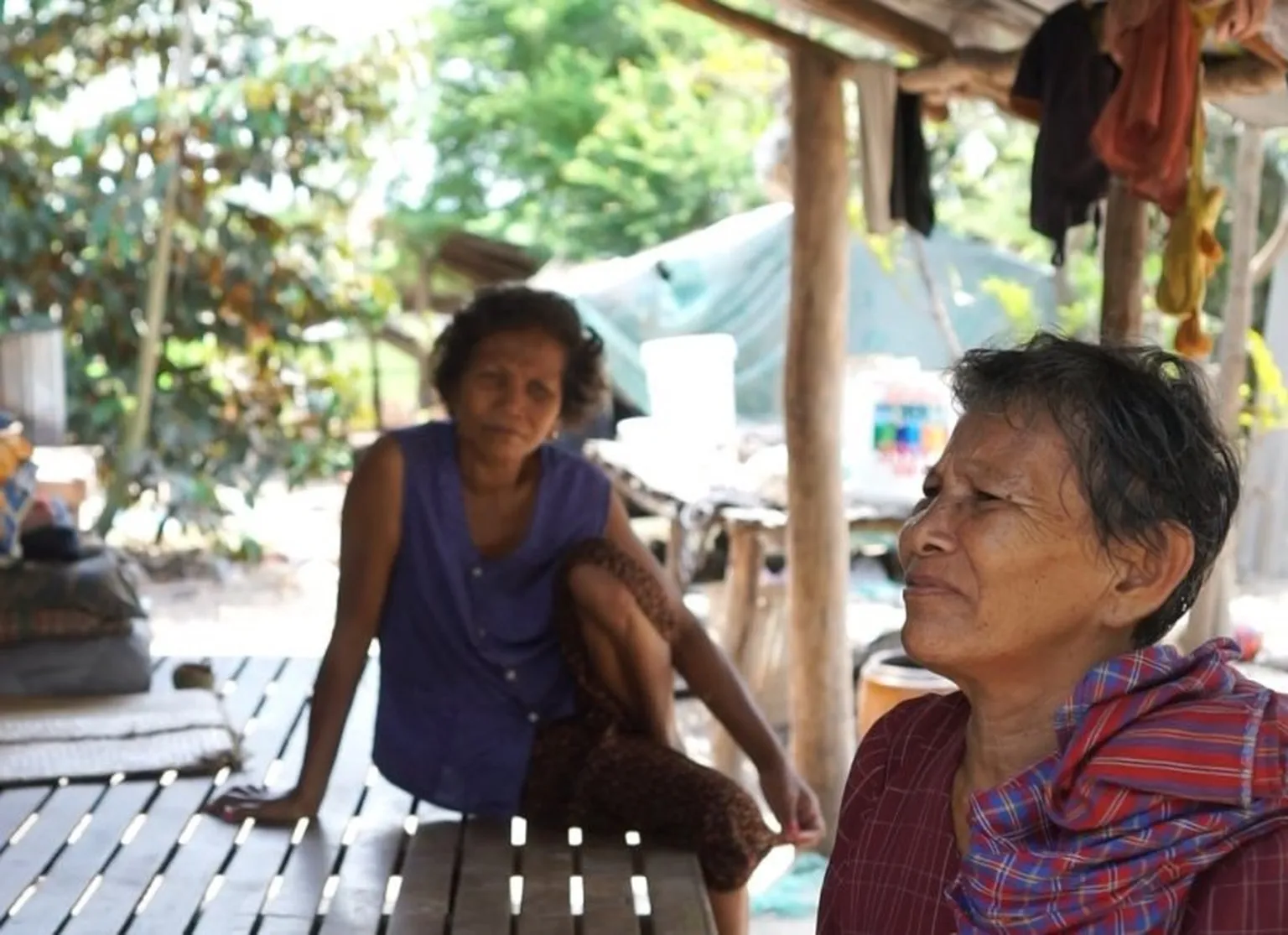 A rural household in Cambodia