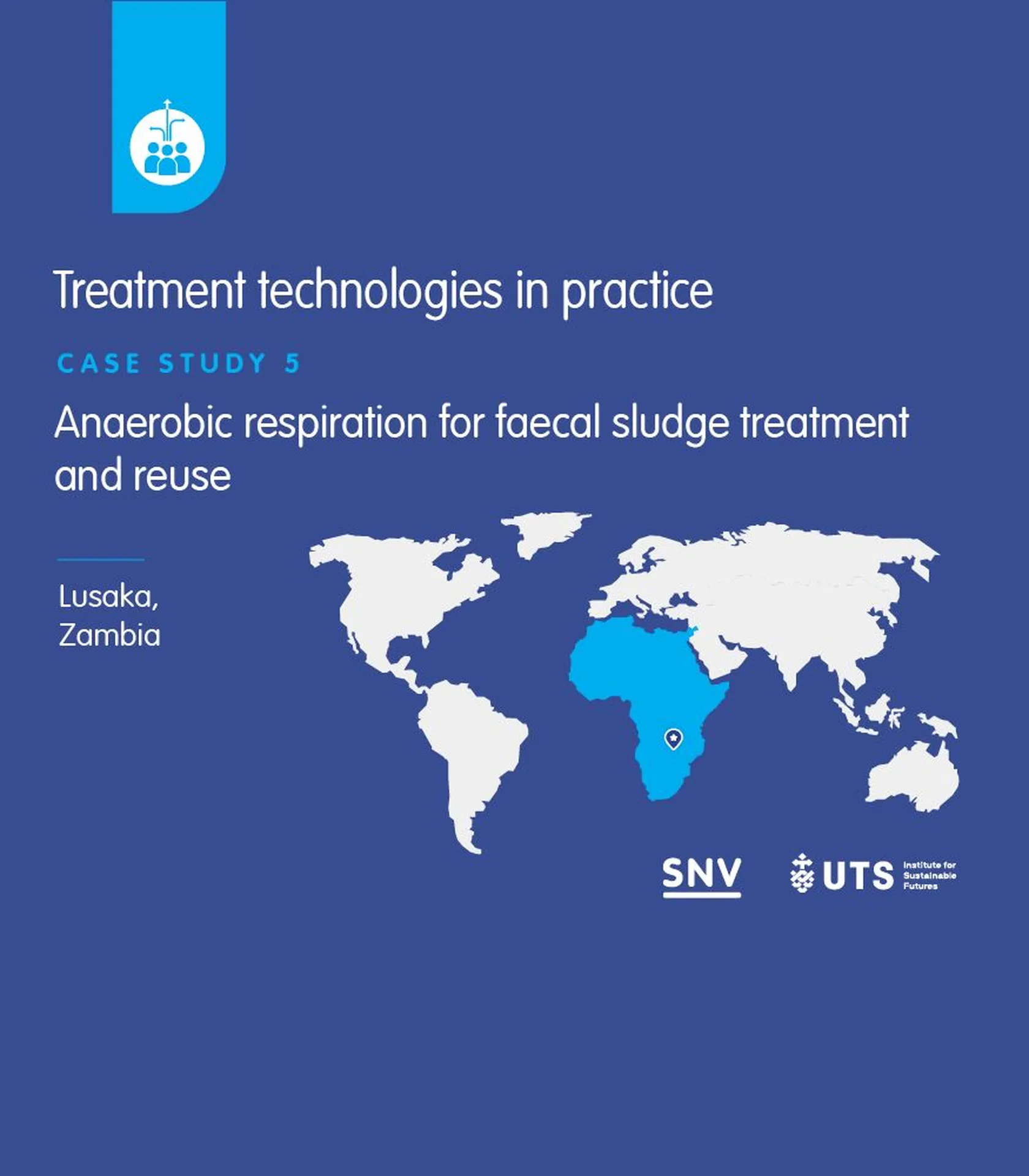 Fifth of the nine case studies in the SNV-ISF UTS Treatment Technologies in Practice book, featuring Anaerobic respiration FS reuse/treatment in Zambia