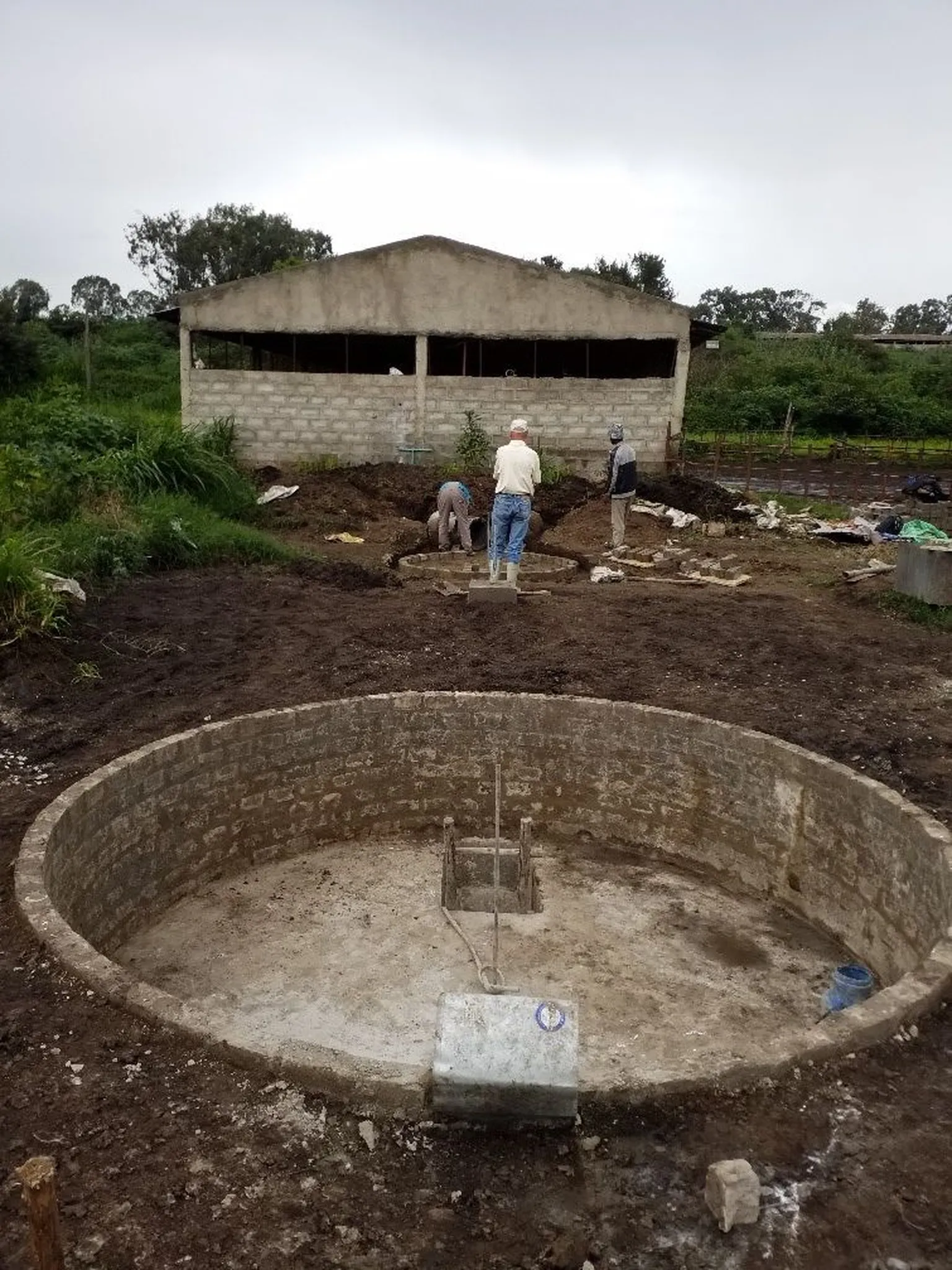 The size of this biodigester is 80 M3