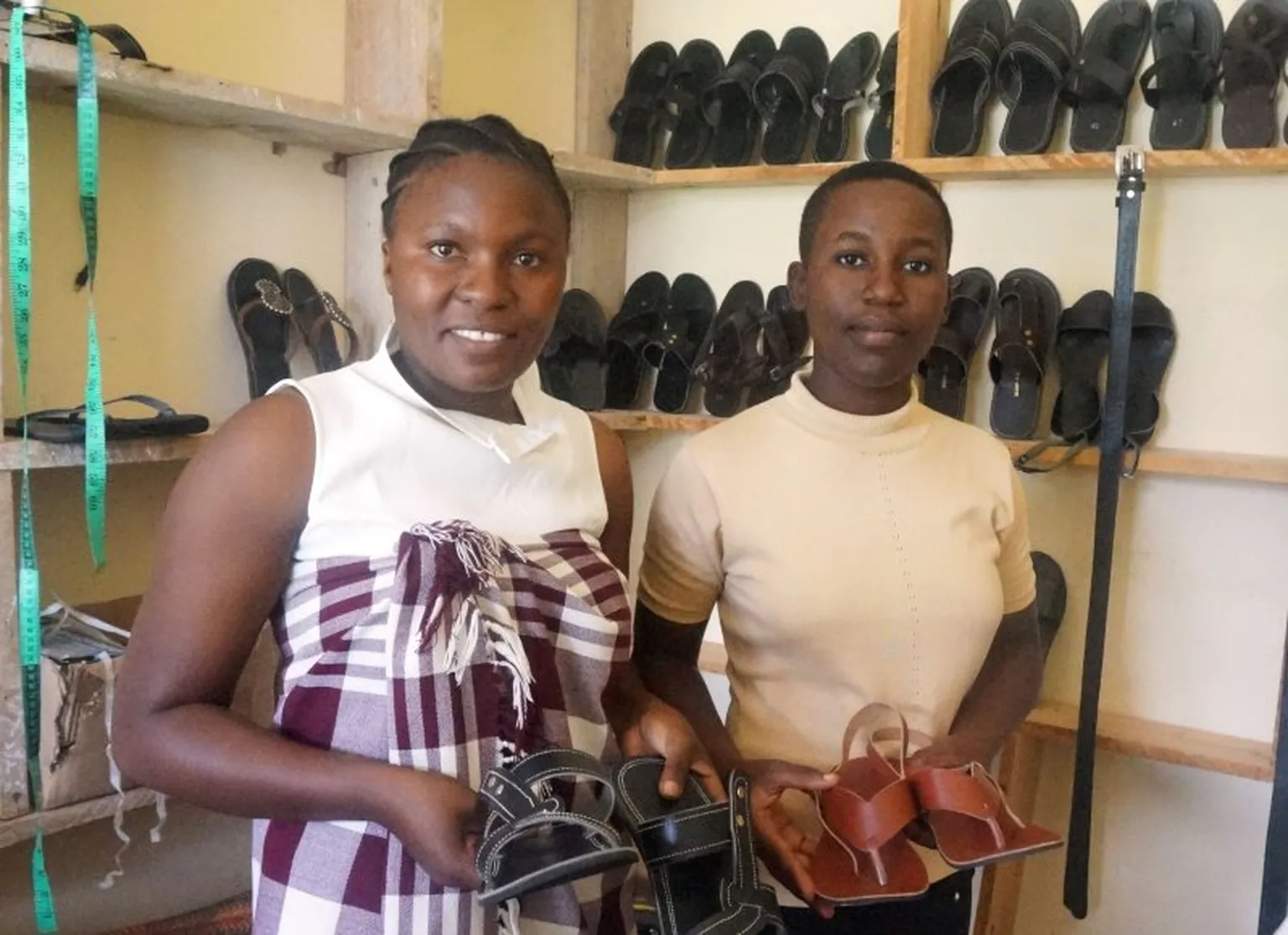 Young women expand leather shoe business in Dodoma, Tanzania