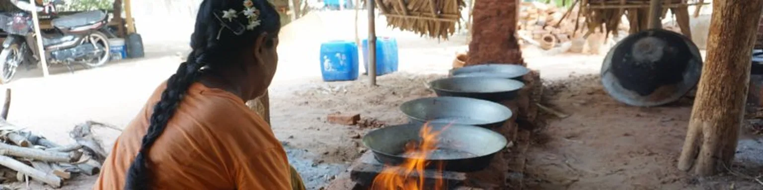 Woman cooking