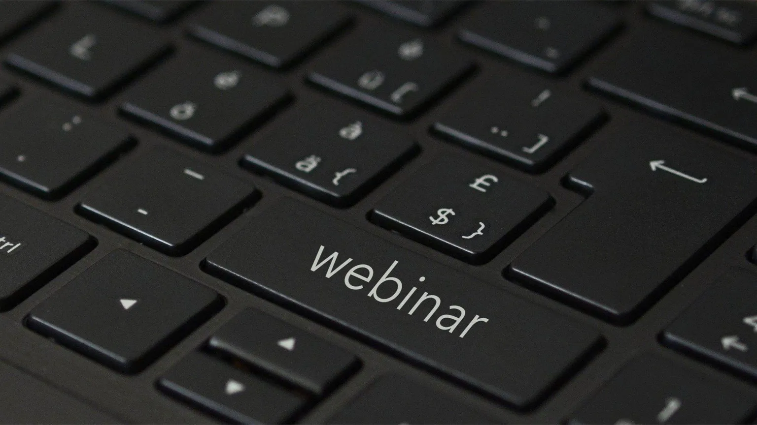 Webinar keyboard