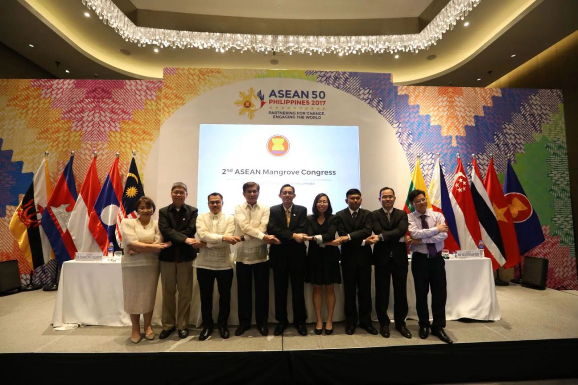 MAM project presented at ASEAN Mangrove Congress 2017, the Philippines