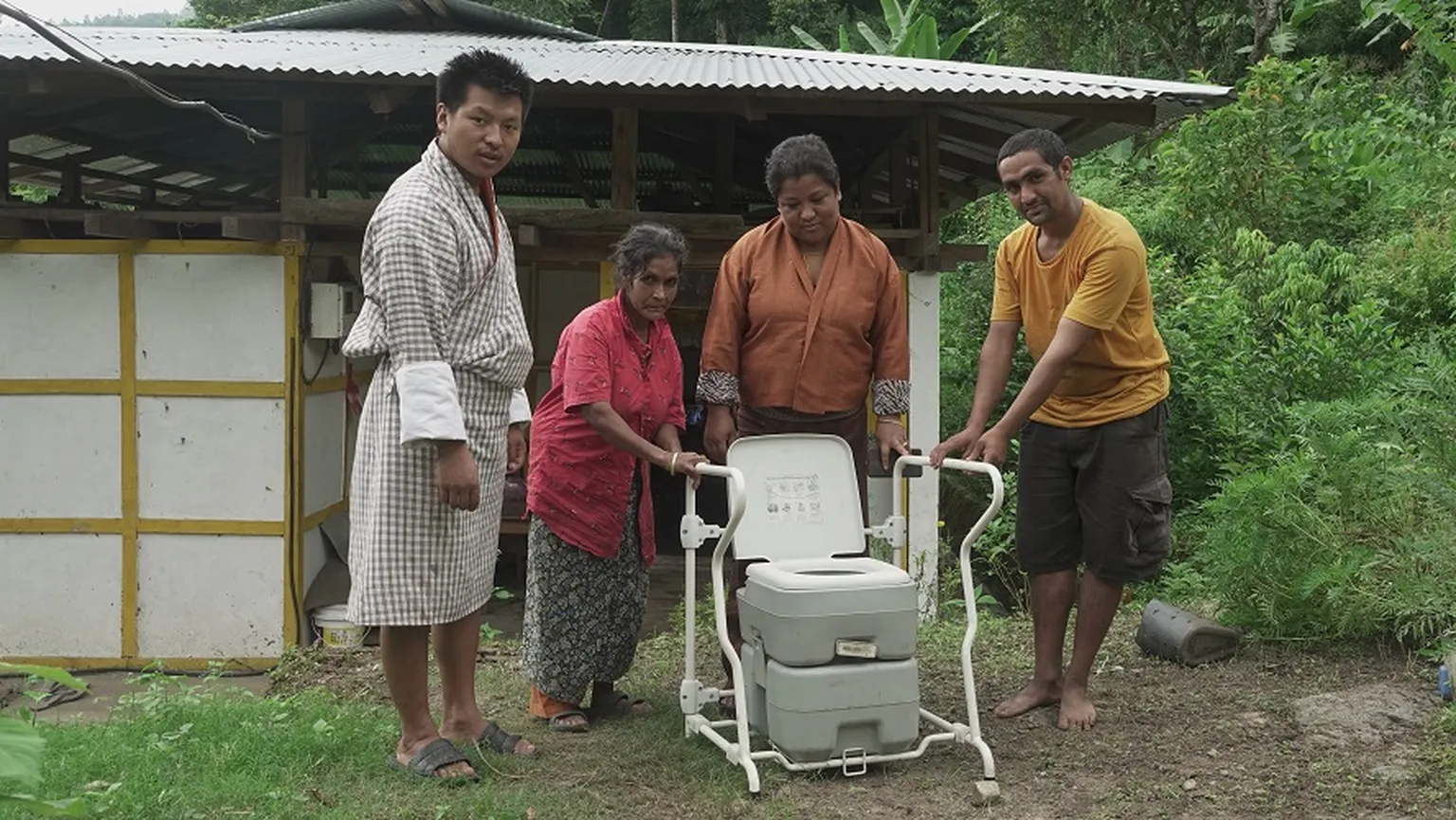 Disability-friendly toilet delivered