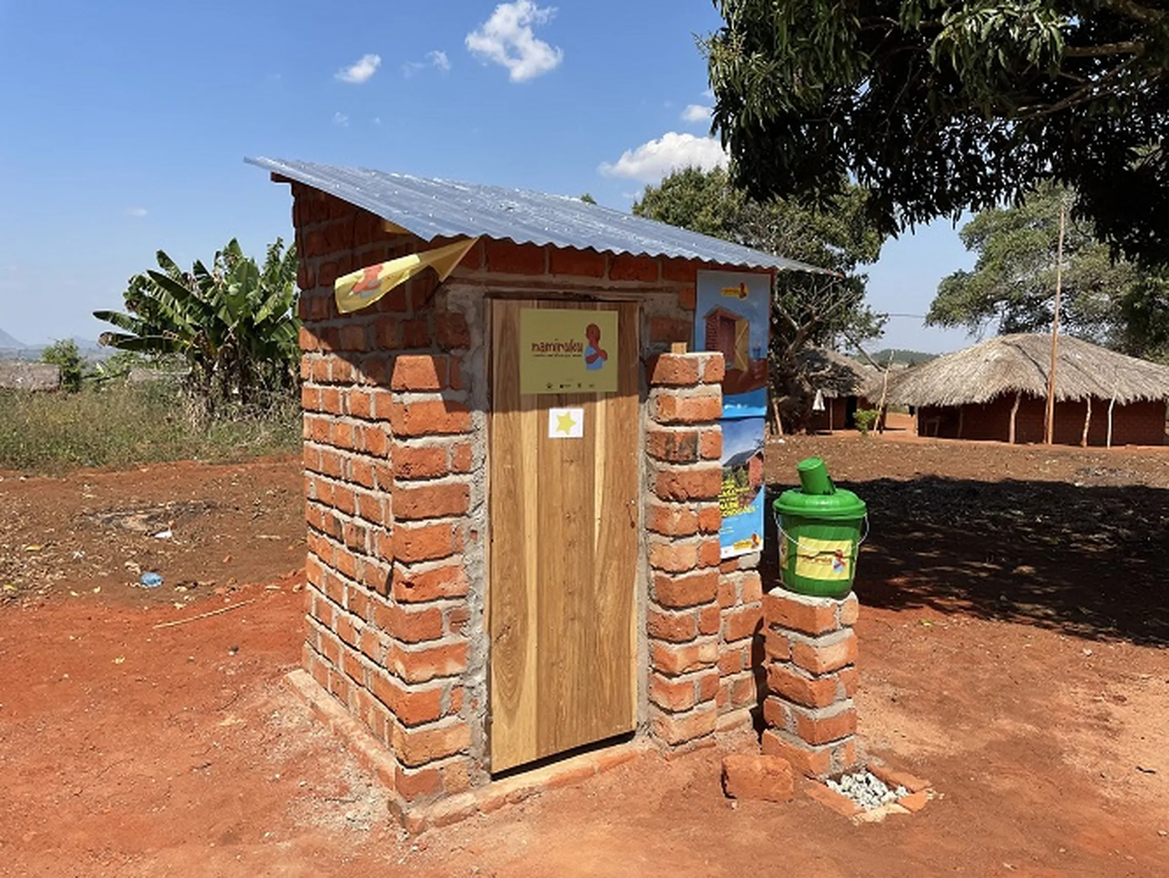 Namiruku latrine in Mozambique