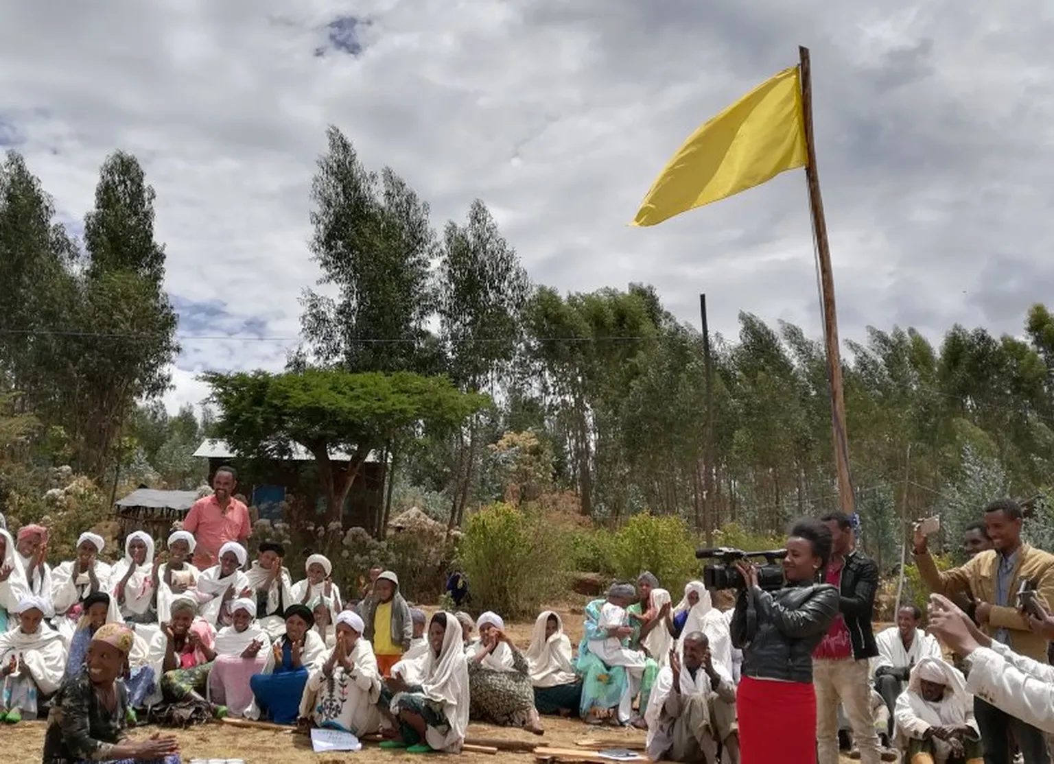 Kebele residents count days before flag turns green signifying ODF achievement