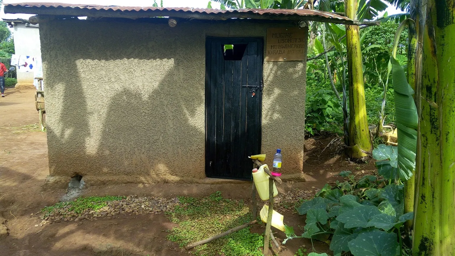 Typical house latrine
