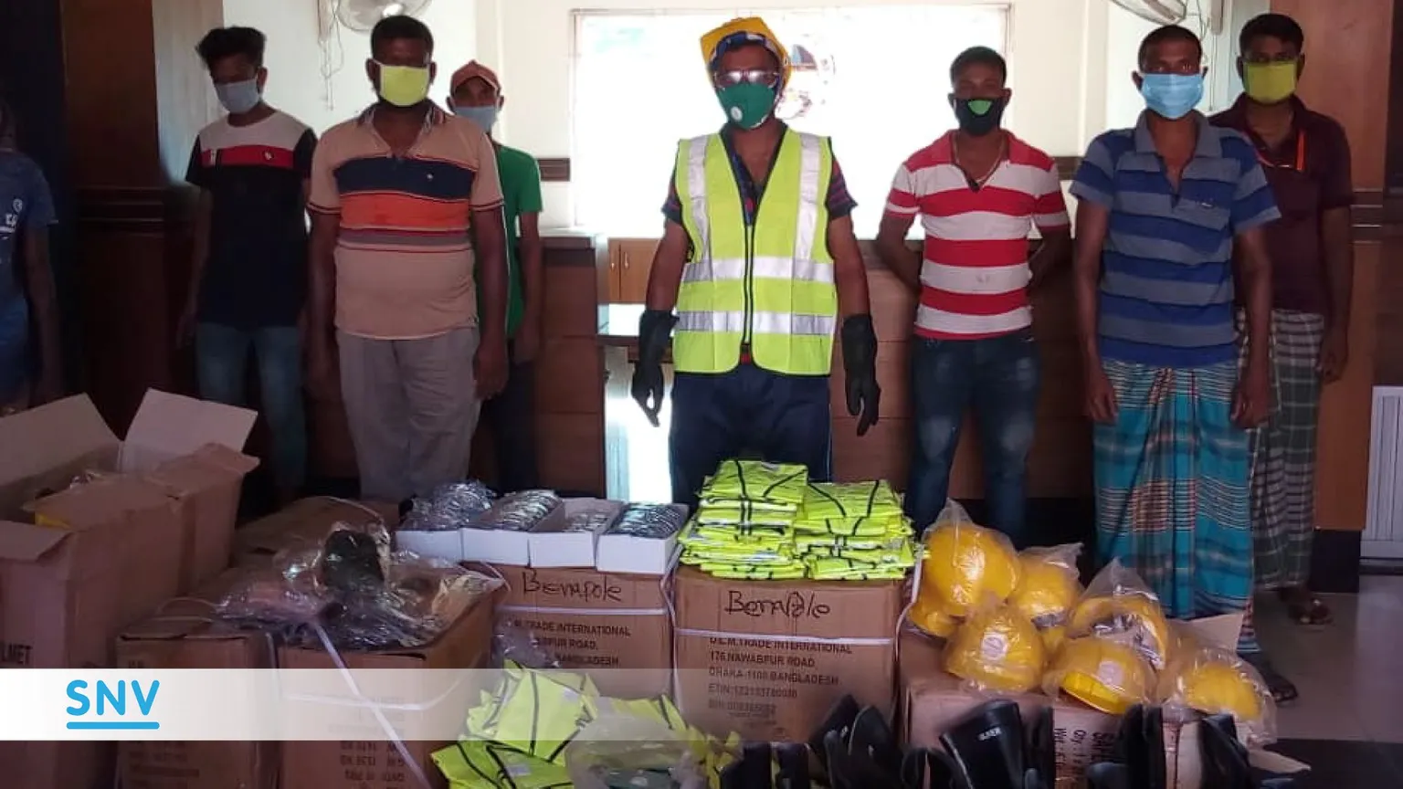PPE distribution in Jashore