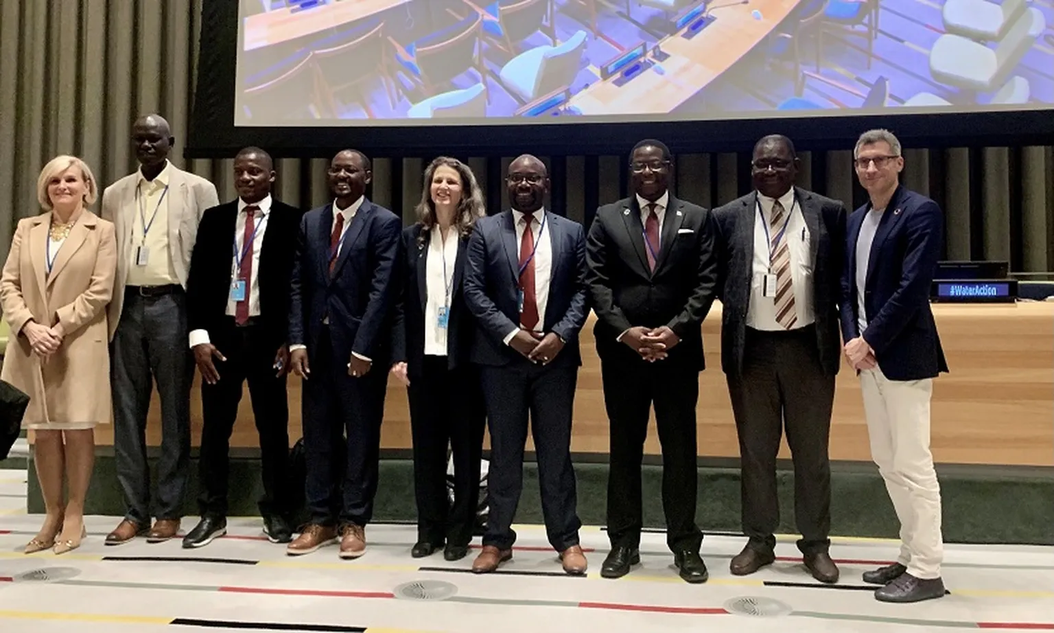 Panelists of the Pollution, Sanitation, Water Quality and Climate Resilience: A Call to Action session at the UN 2023 Water Conference