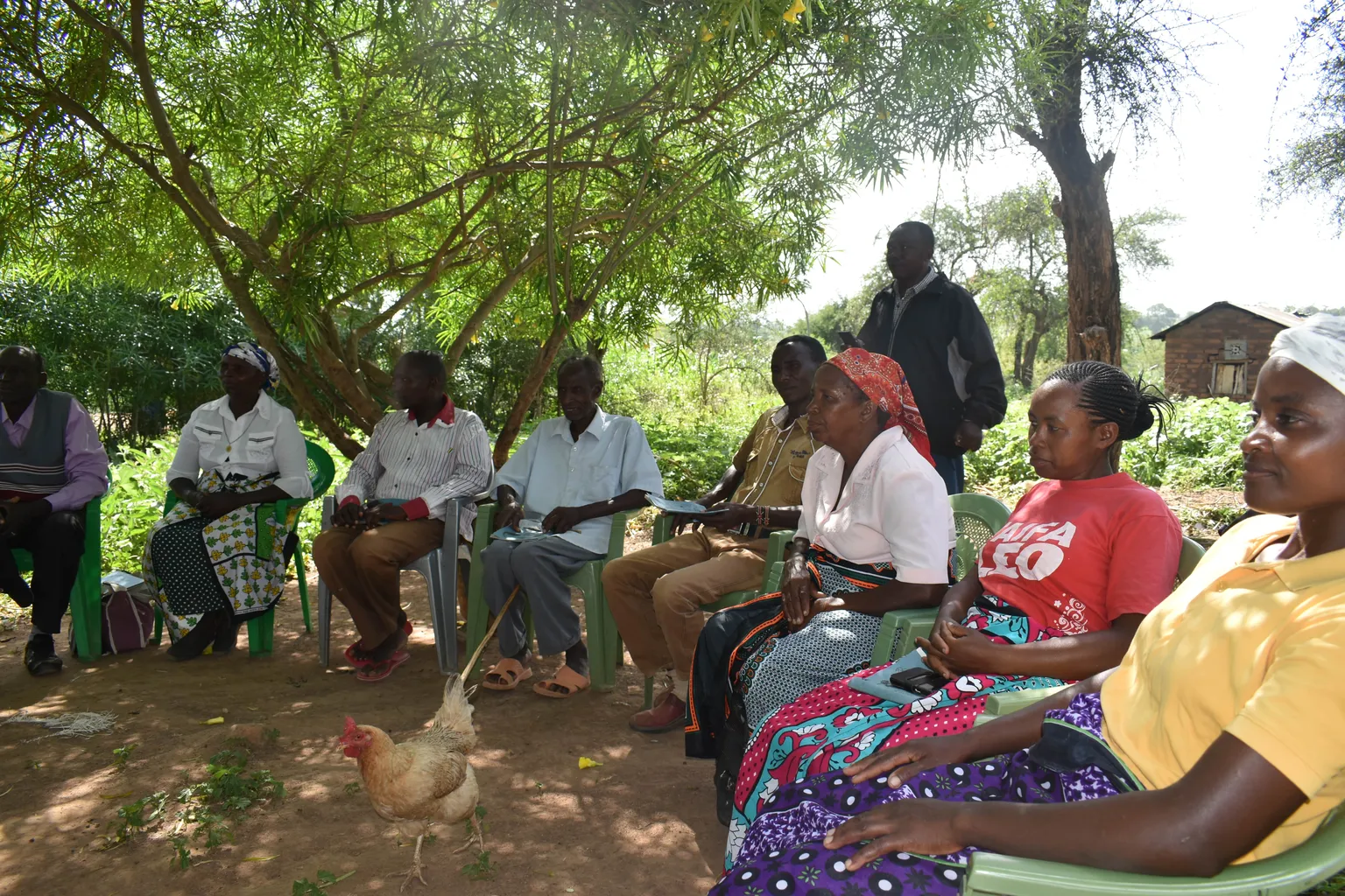 Household Dialogue session in Kitiu County, Kenya