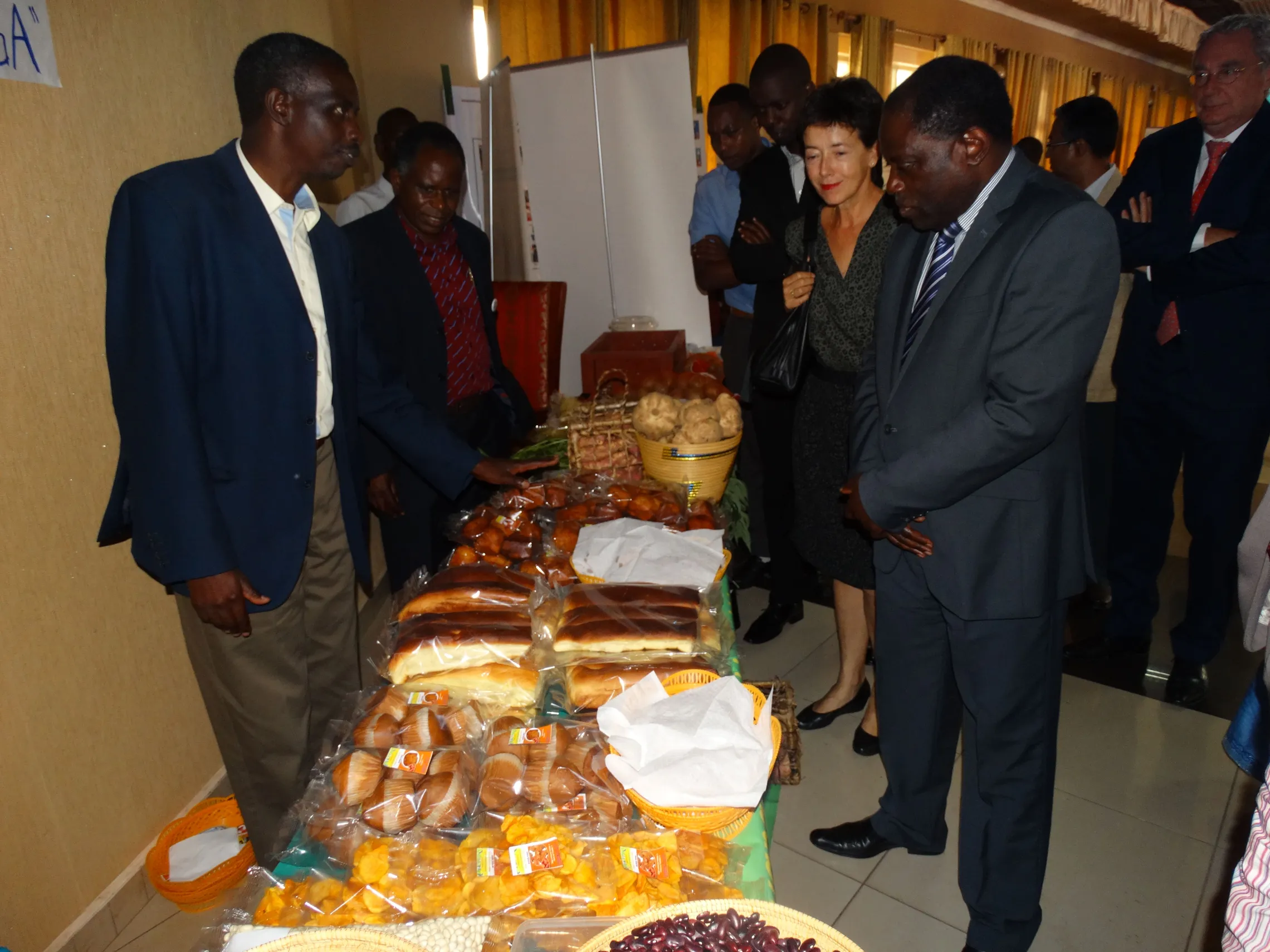 Agriculture Minister and Dutch Ambassador tour the CSO stands