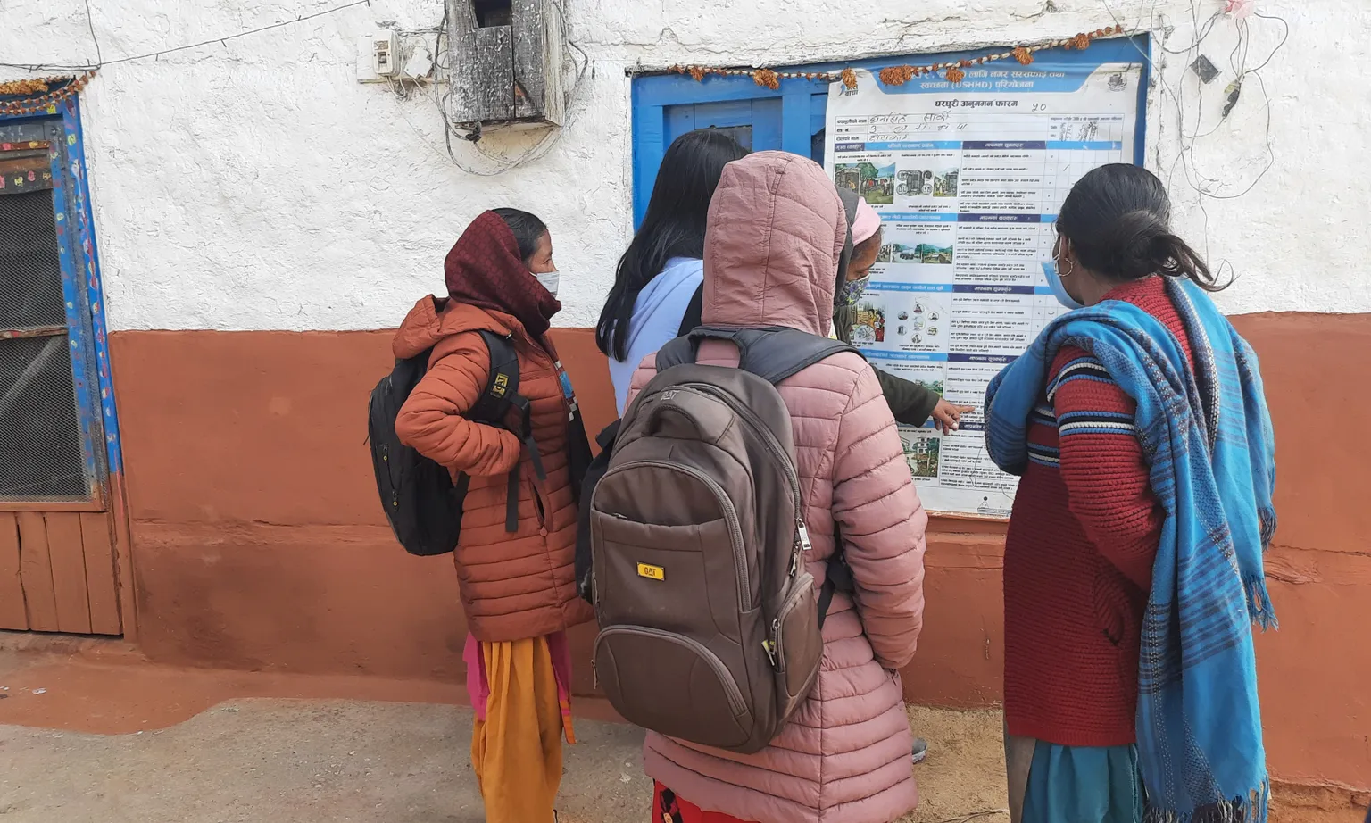 Households view behavioural change progress targets in Jumla