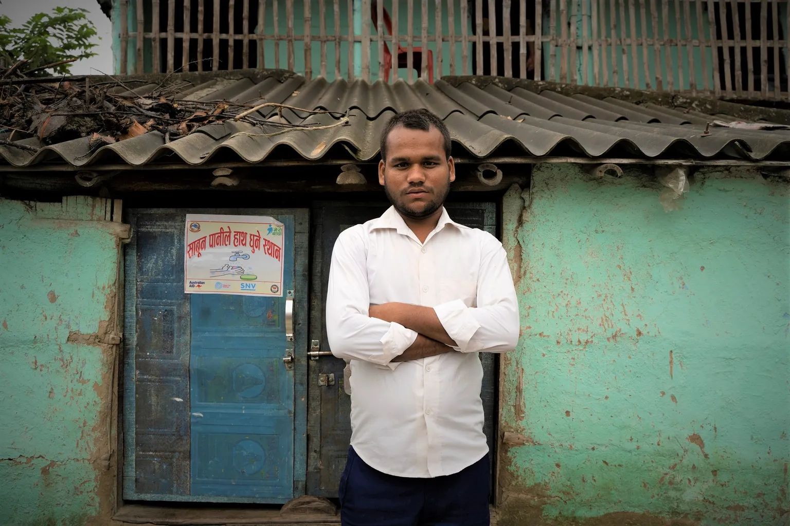 Rajesh Sahani, community leader in Sarlahi, Nepal