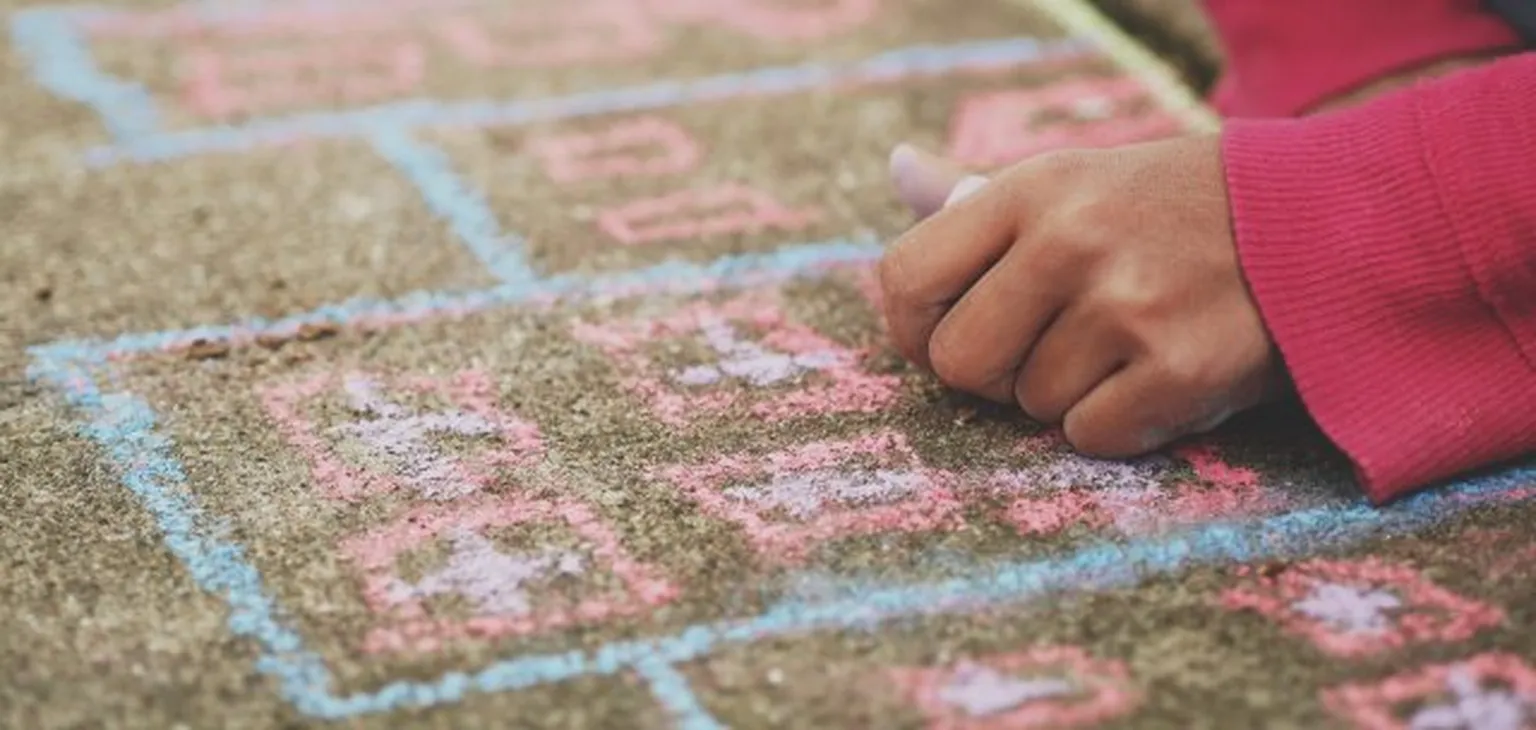 Coloring with chalk
