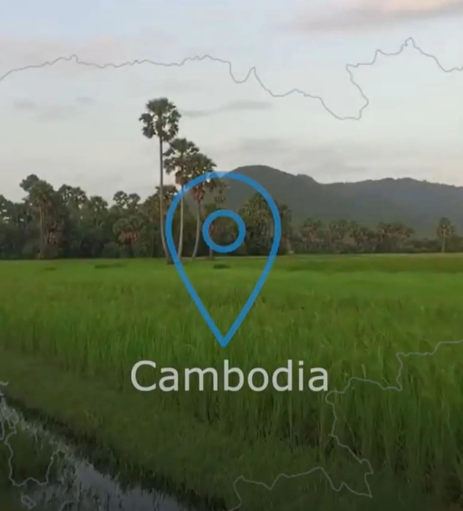 Map of cambodia